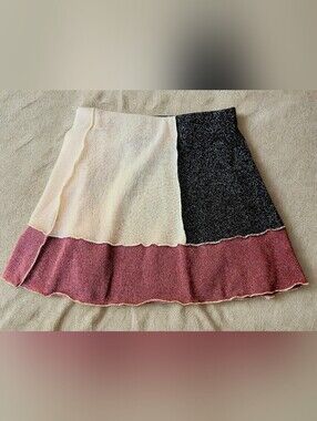 LunaChix Colorblock Mini Skirt